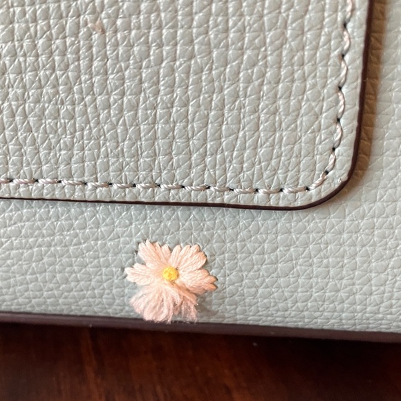 Kate Spade:Darcy Aphrodite Mint Green Floral Small Bucket CrossbodyBag- GoldTone - Picture 15 of 16